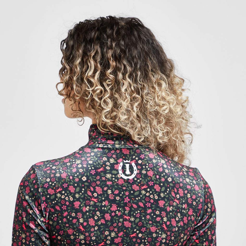 Womens Turtleneck Flower Bomb