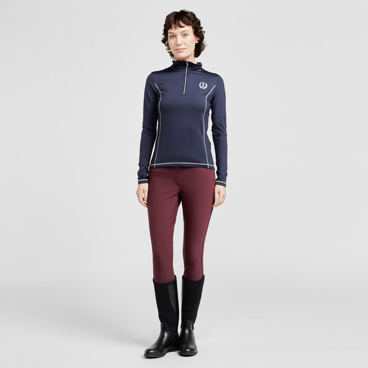 El Capone Silicone Full Seats Breeches Dark Flower