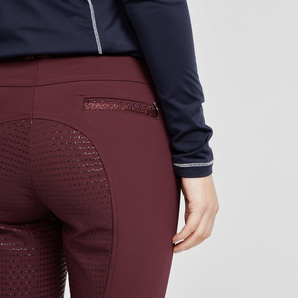 El Capone Silicone Full Seats Breeches Dark Flower