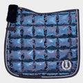 Ambient Hide & Ride AOP Dressage Saddle Pad Navy