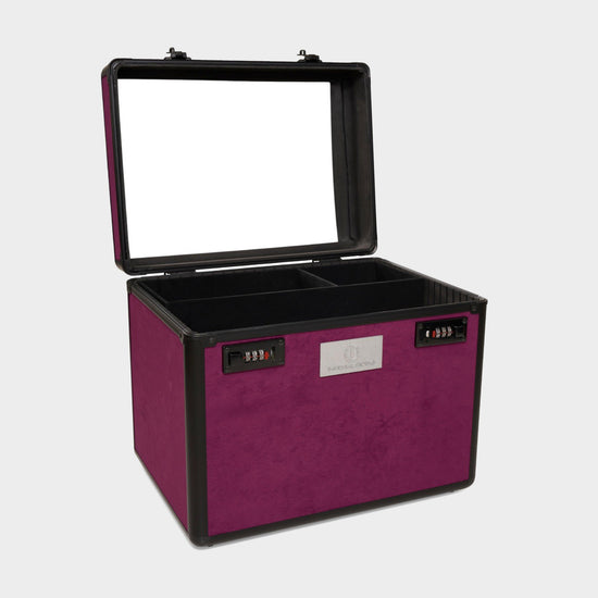 Shiny Flower Power Groom Box Dark Flower