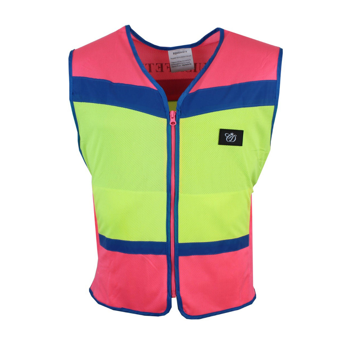 Charlotte Dujardin Multi-Coloured Waistcoat Pink/Yellow