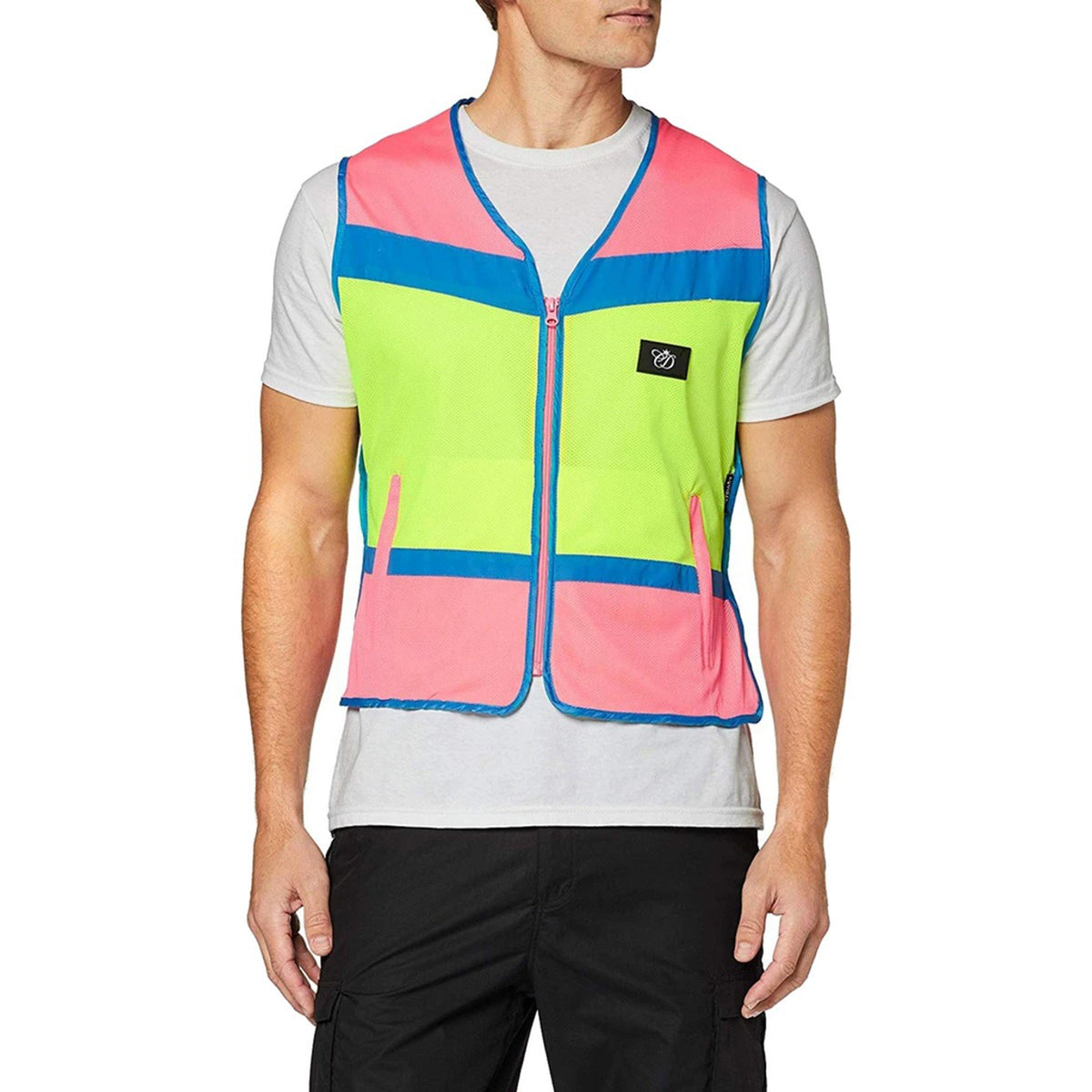 Charlotte Dujardin Multi-Coloured Waistcoat Pink/Yellow