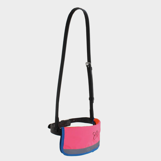 Charlotte Dujardin Multi-Coloured Nose Band Pink/Orange