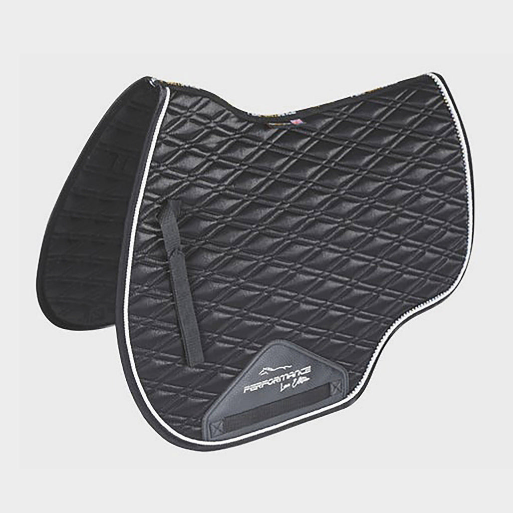 Performance Euro Cut Luxe Saddle Pad Black