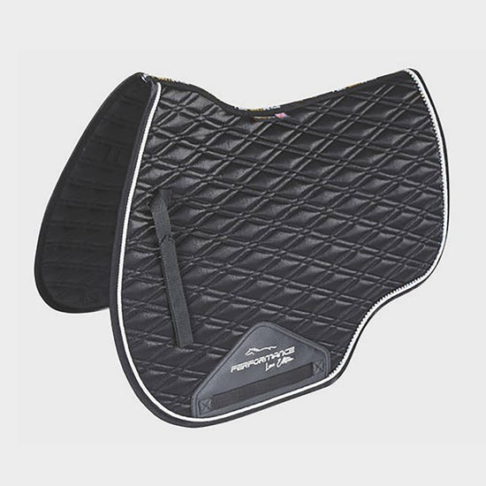 Performance Euro Cut Luxe Saddle Pad Black