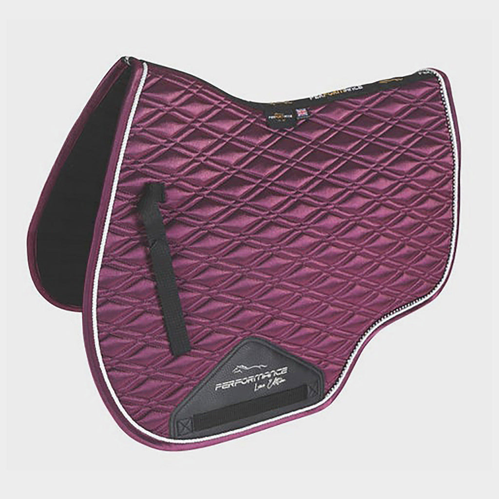 Performance Euro Cut Luxe Saddle Pad Plum