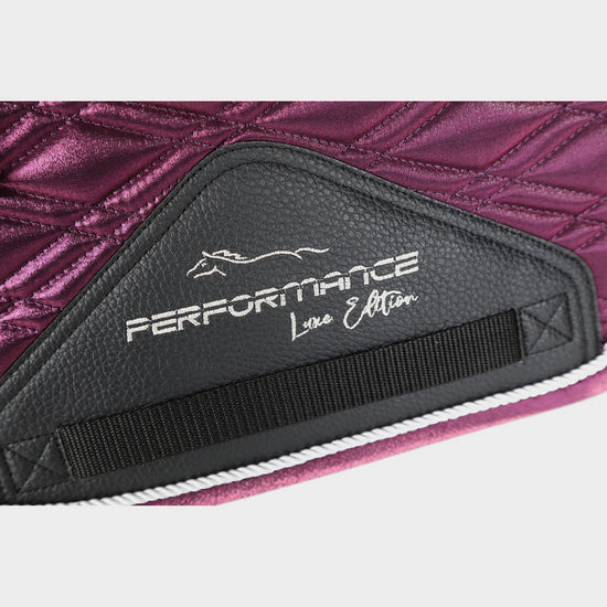 Performance Euro Cut Luxe Saddle Pad Plum