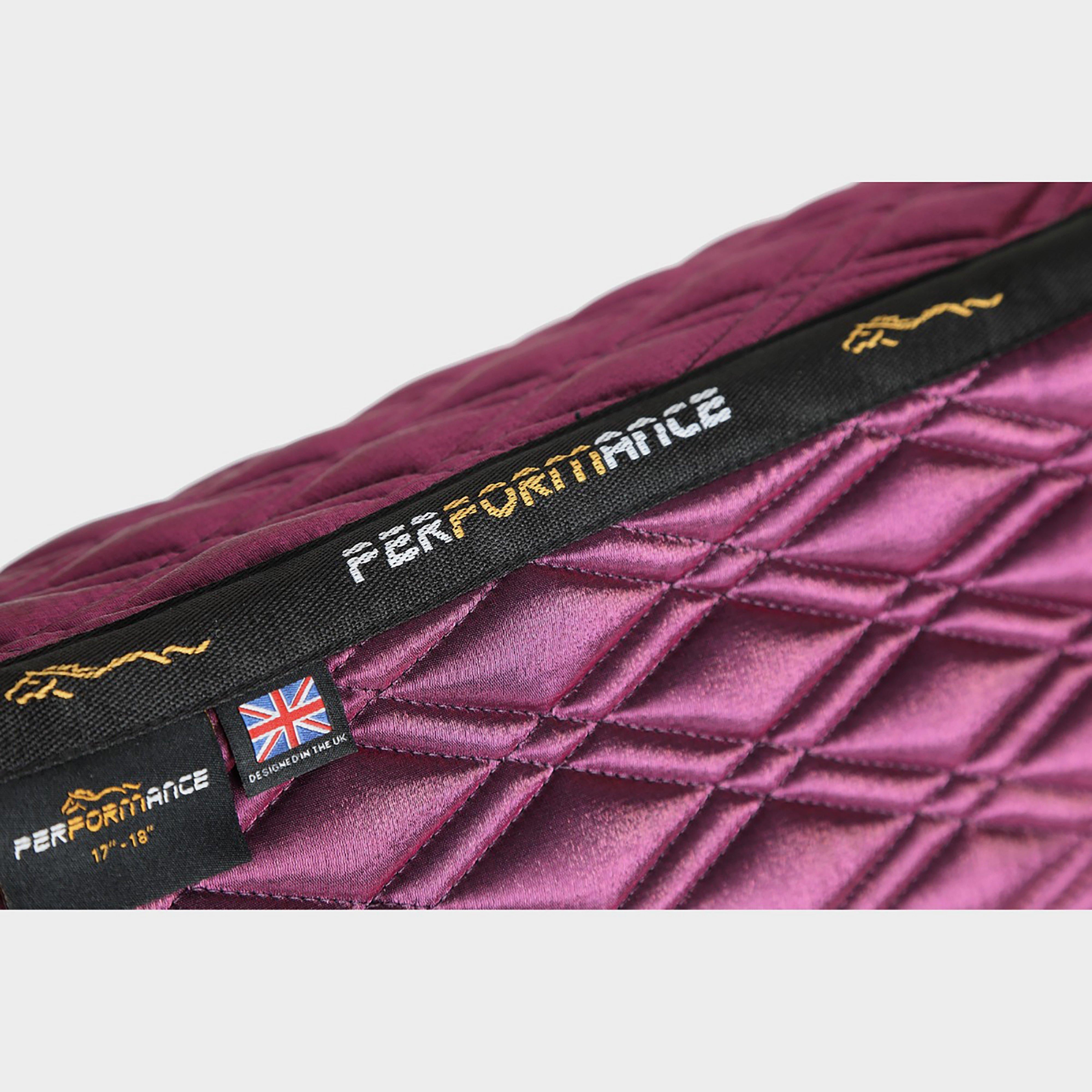 Performance Euro Cut Luxe Saddle Pad Plum