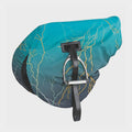Waterproof Ride On Saddle Cover Teal Lightening