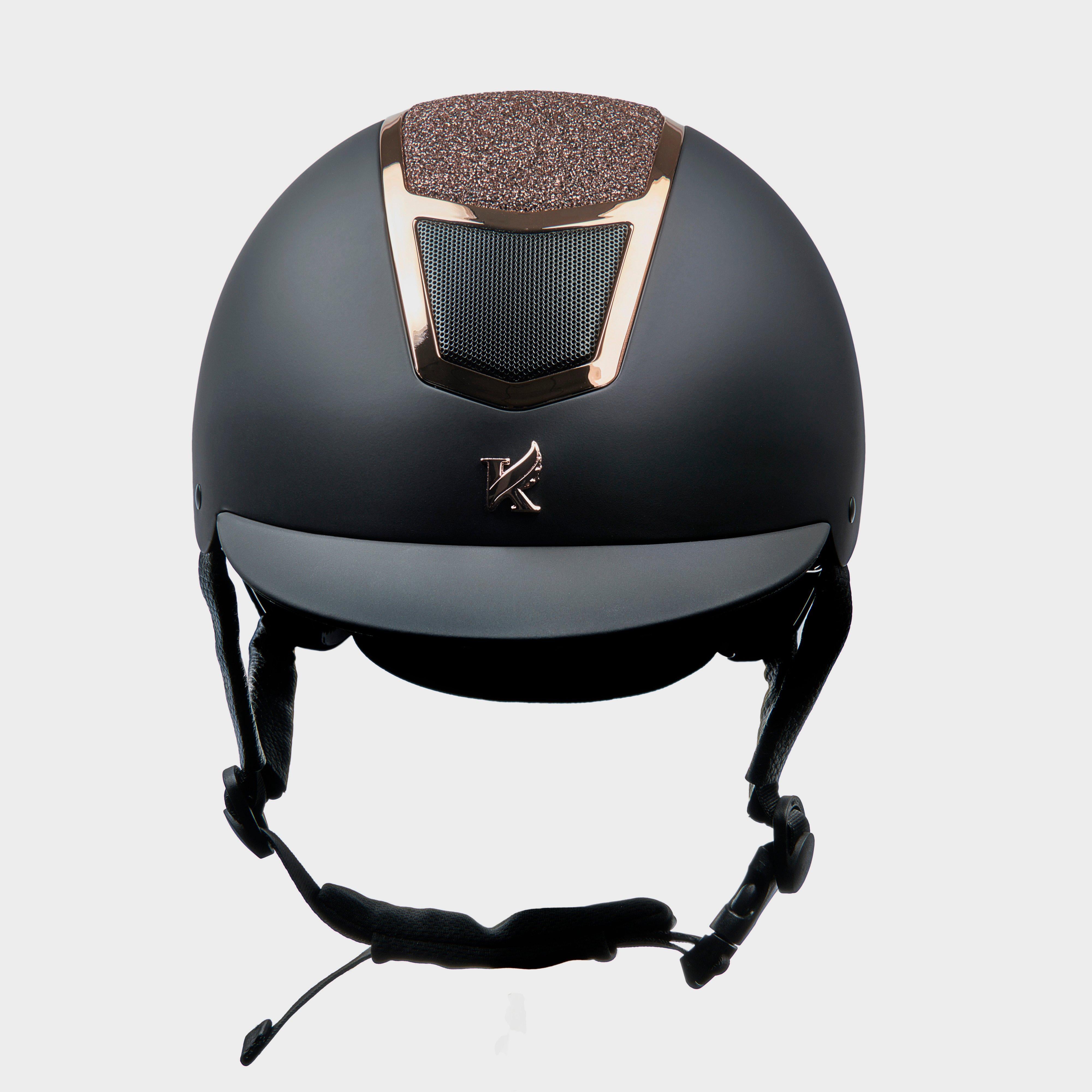Valentina Riding Hat Black/Rose Gold