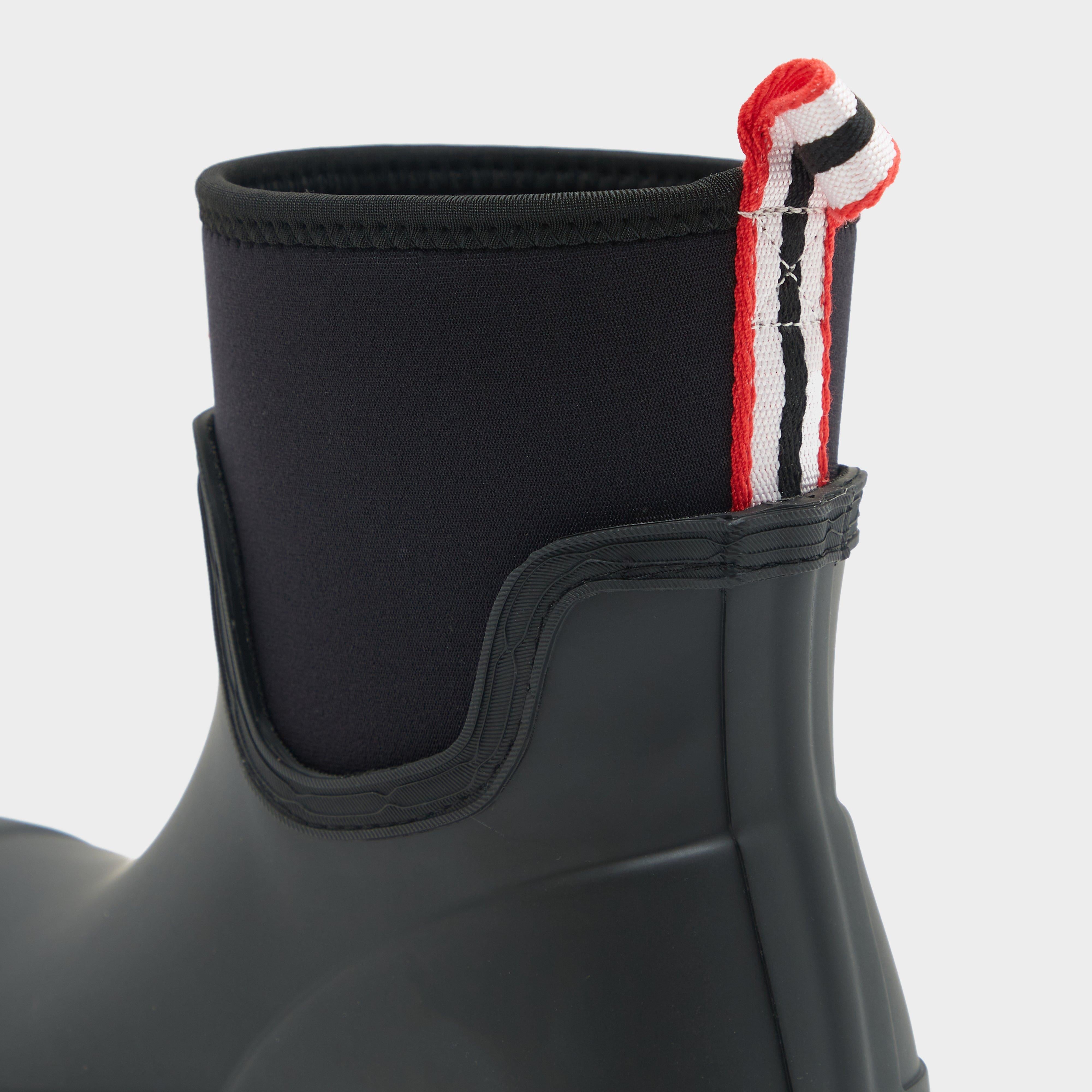 Womens Play Short Neoprene Wellington Boots Black