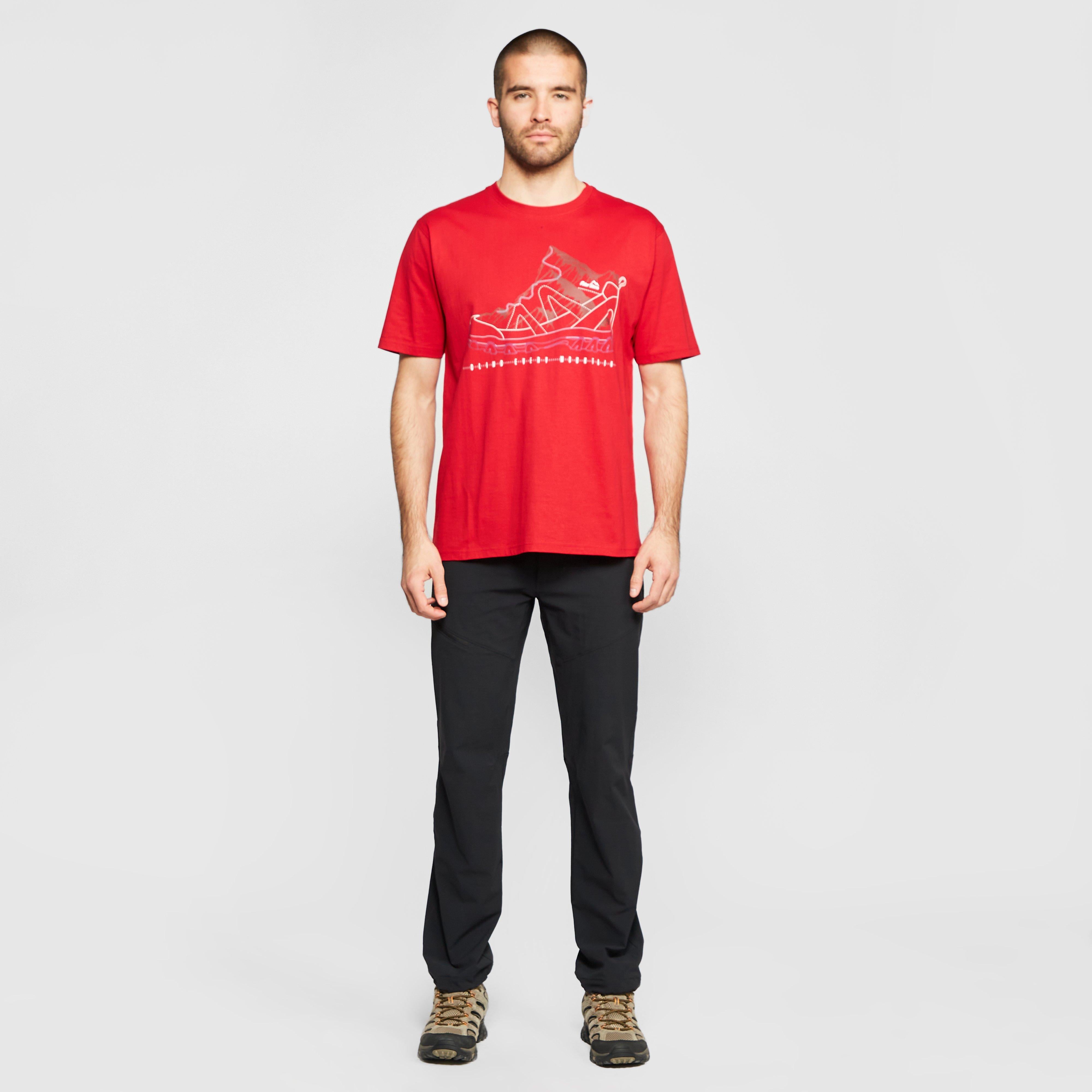 Mens Climb T-Shirt Red