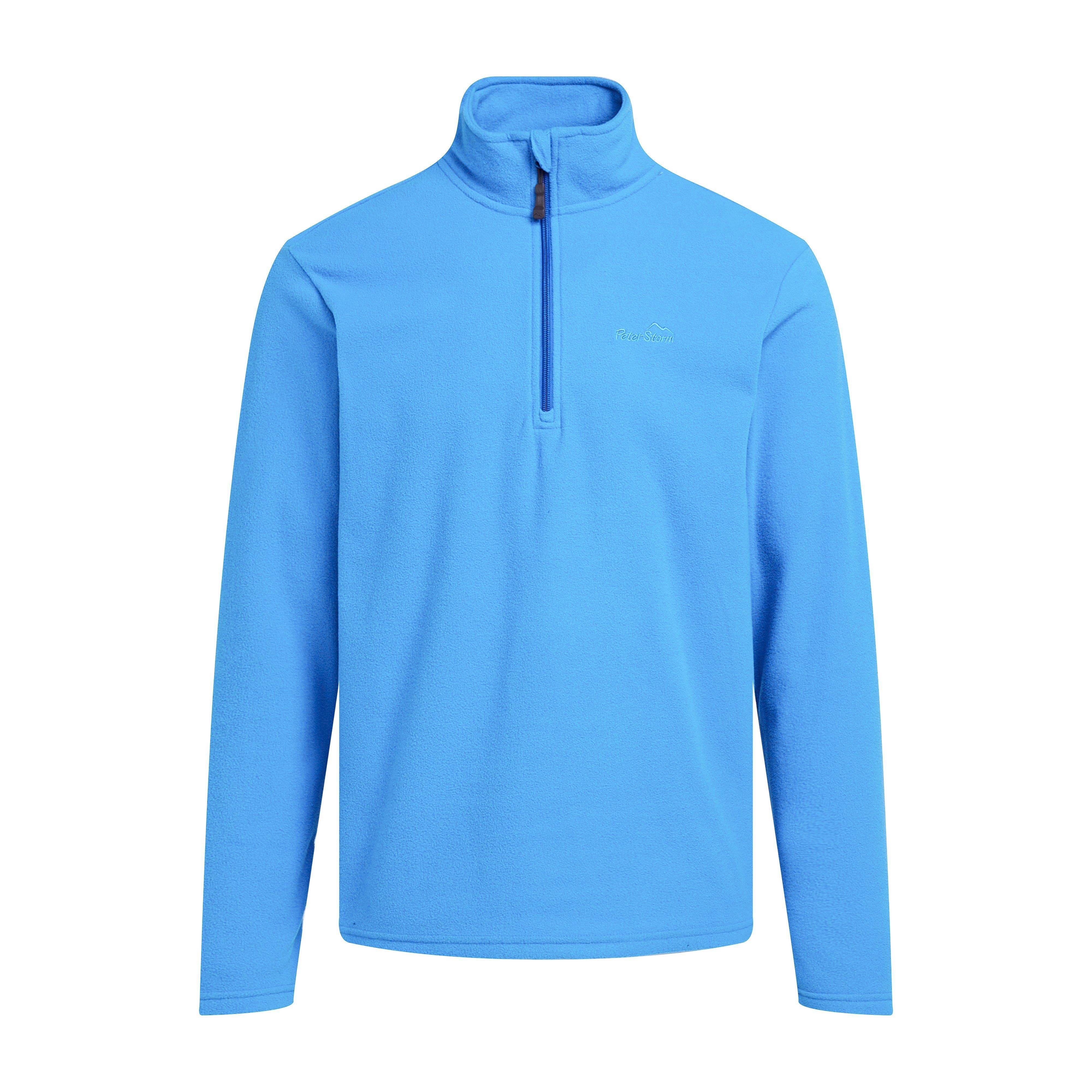 Mens Bracken Half Zip Fleece Blue