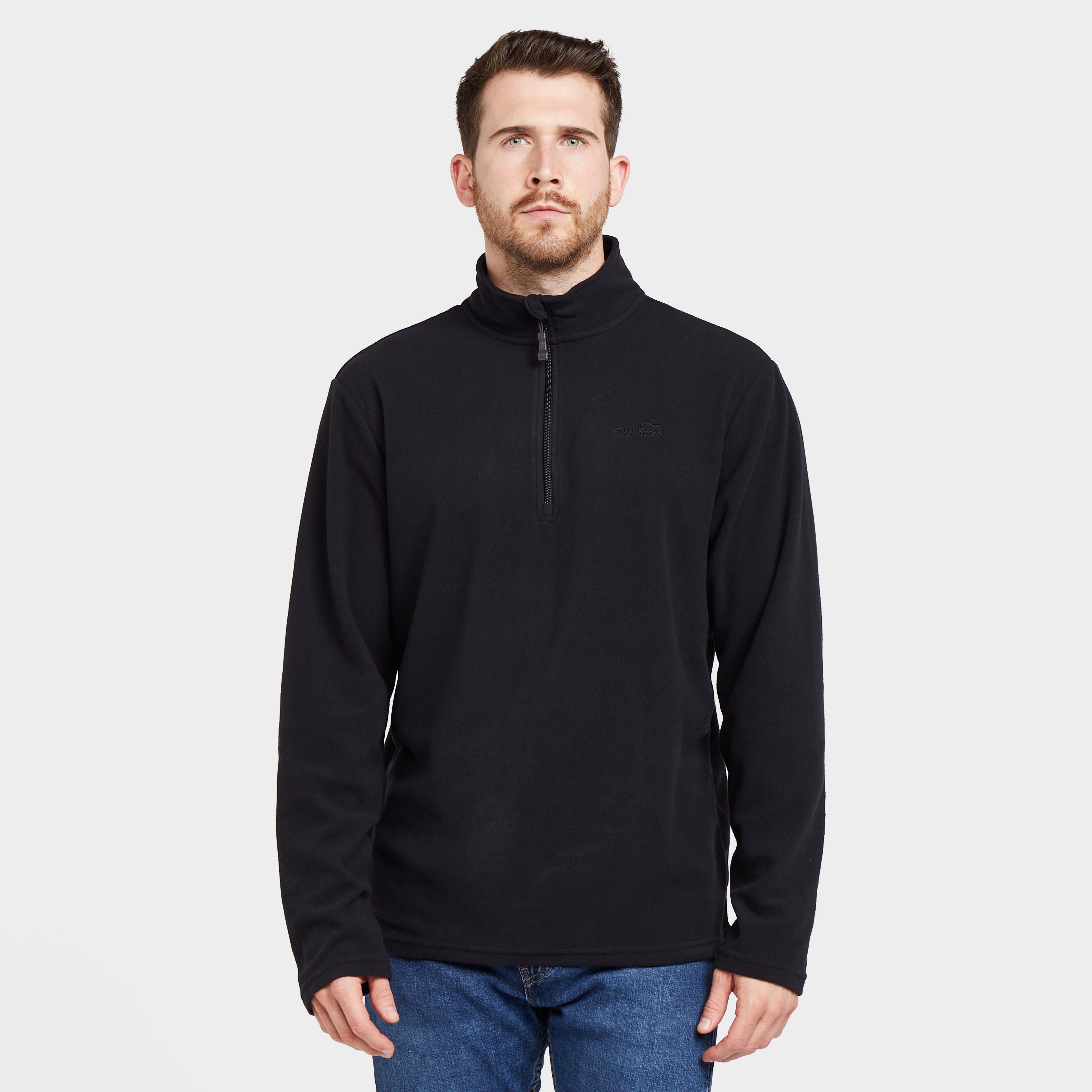 Mens Bracken Half Zip Fleece Black