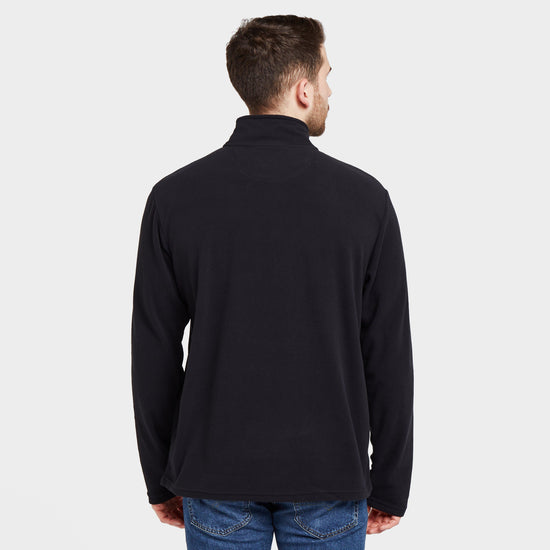 Mens Bracken Half Zip Fleece Black