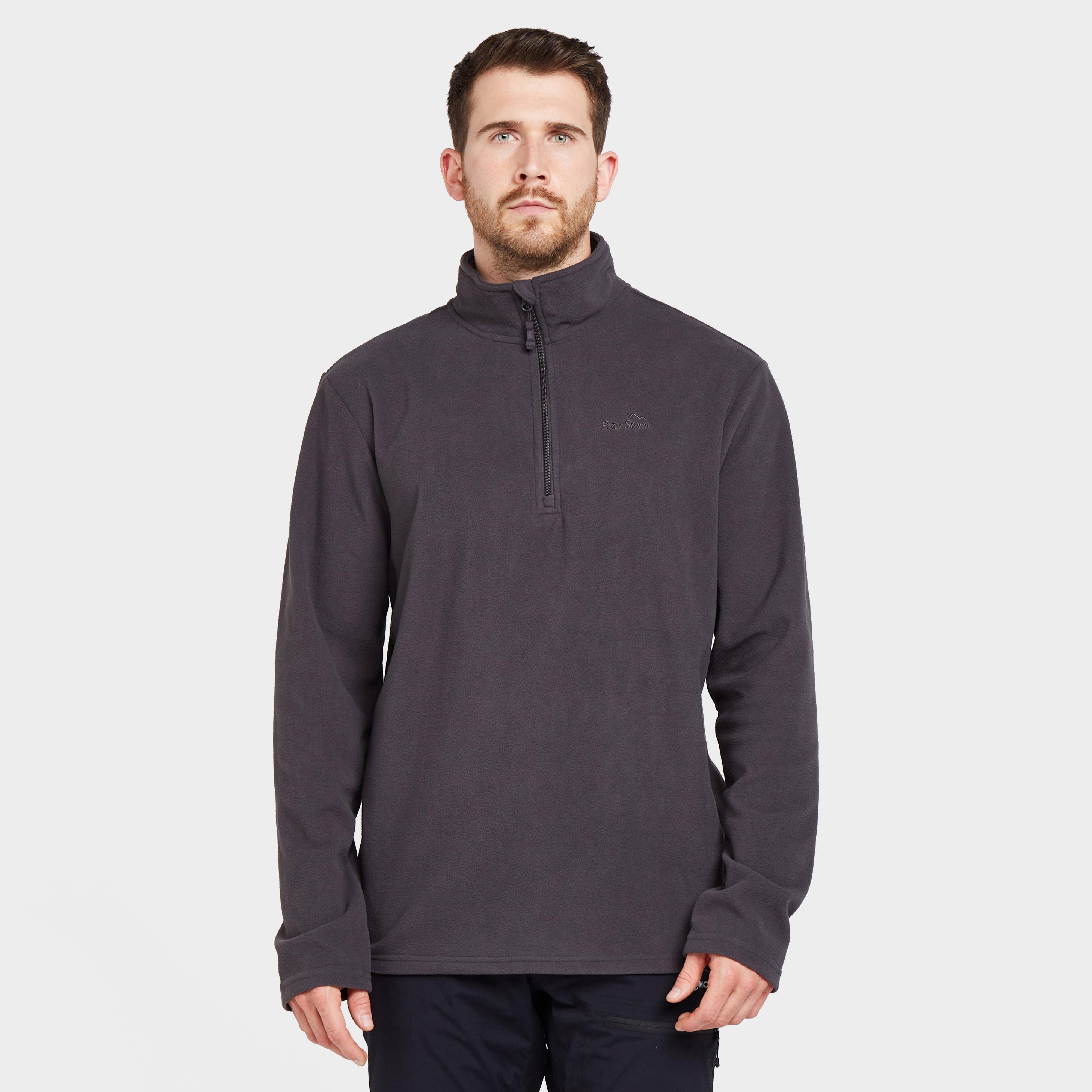 Mens Bracken Half Zip Fleece Grey
