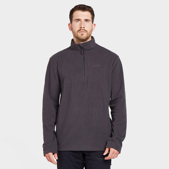Mens Bracken Half Zip Fleece Grey