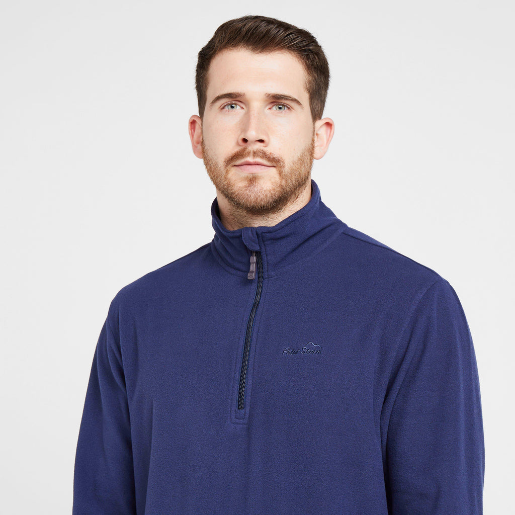 Mens Bracken Half Zip Fleece Navy