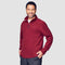 Mens Bracken Half Zip Fleece Red