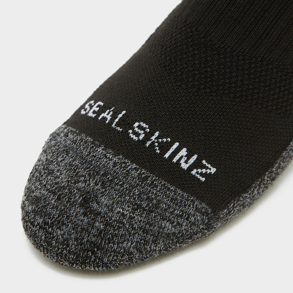 Quick Dry Ankle Socks Black/Grey