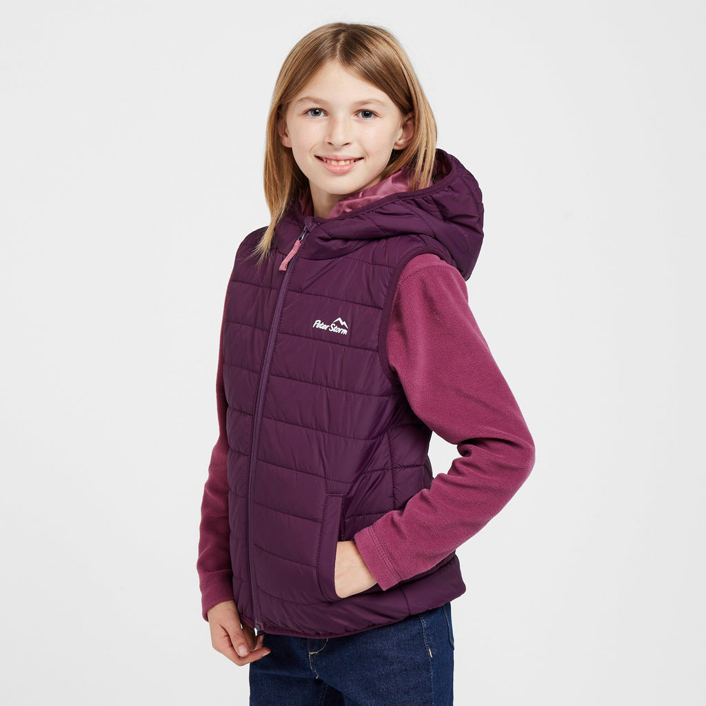 Kids Blisco II Insulated Gilet Purple