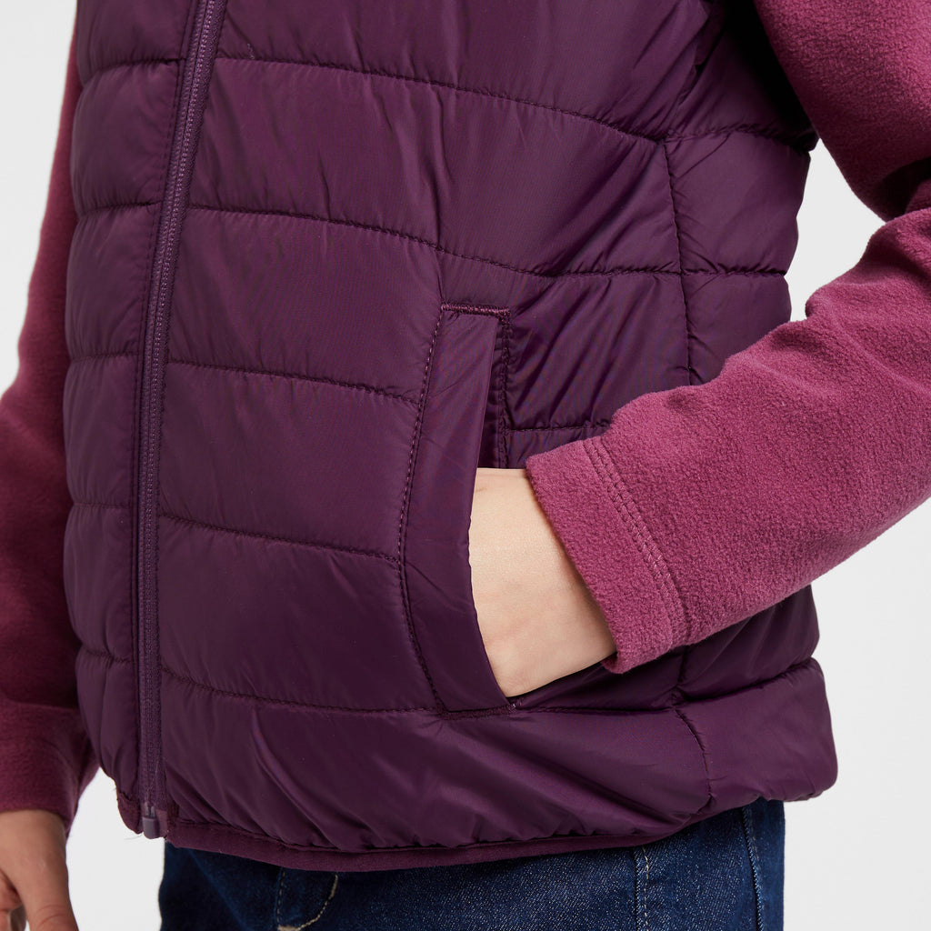 Kids Blisco II Insulated Gilet Purple