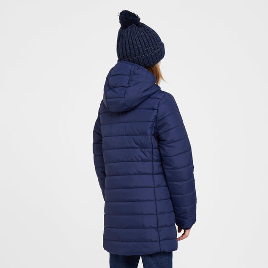 Kids Blisco II Hooded Longline Jacket Navy
