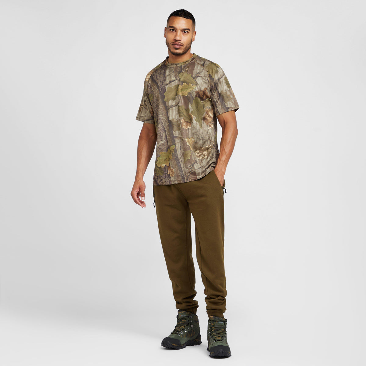 Mens QW Evo Short Sleeve T-Shirt Camouflage