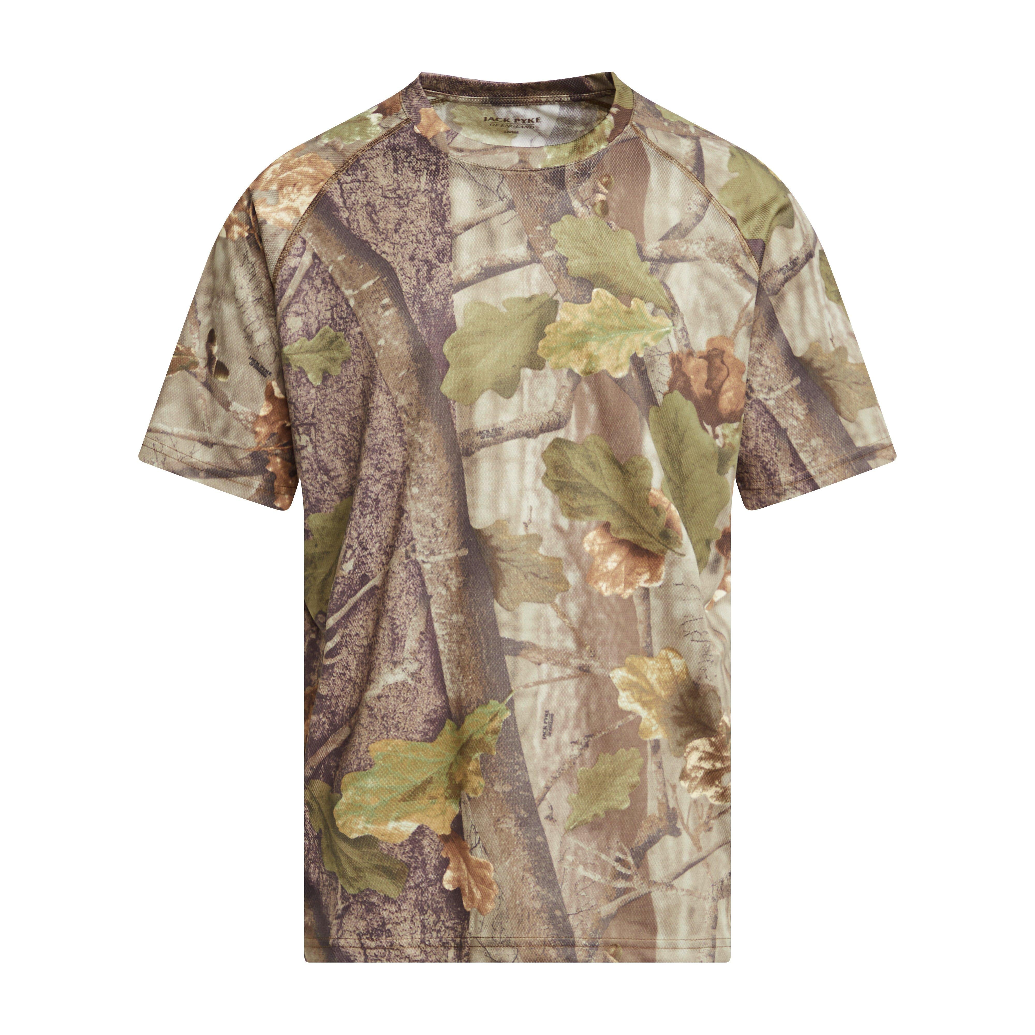 Mens QW Evo Short Sleeve T-Shirt Camouflage