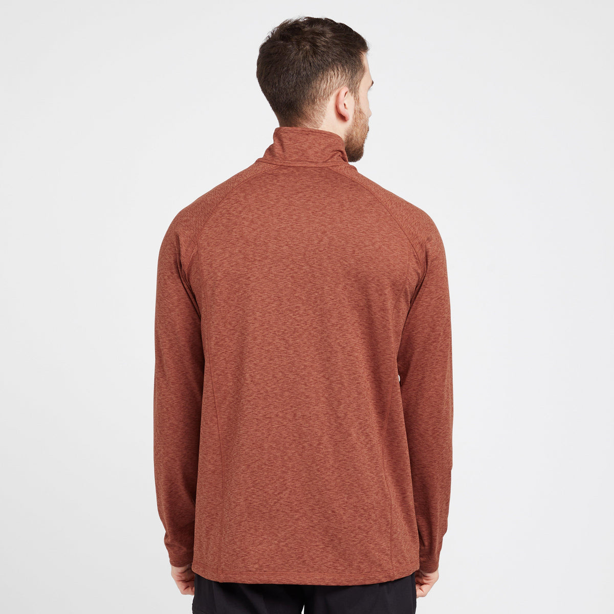 Mens Compass Half Zip Midlayer Orange