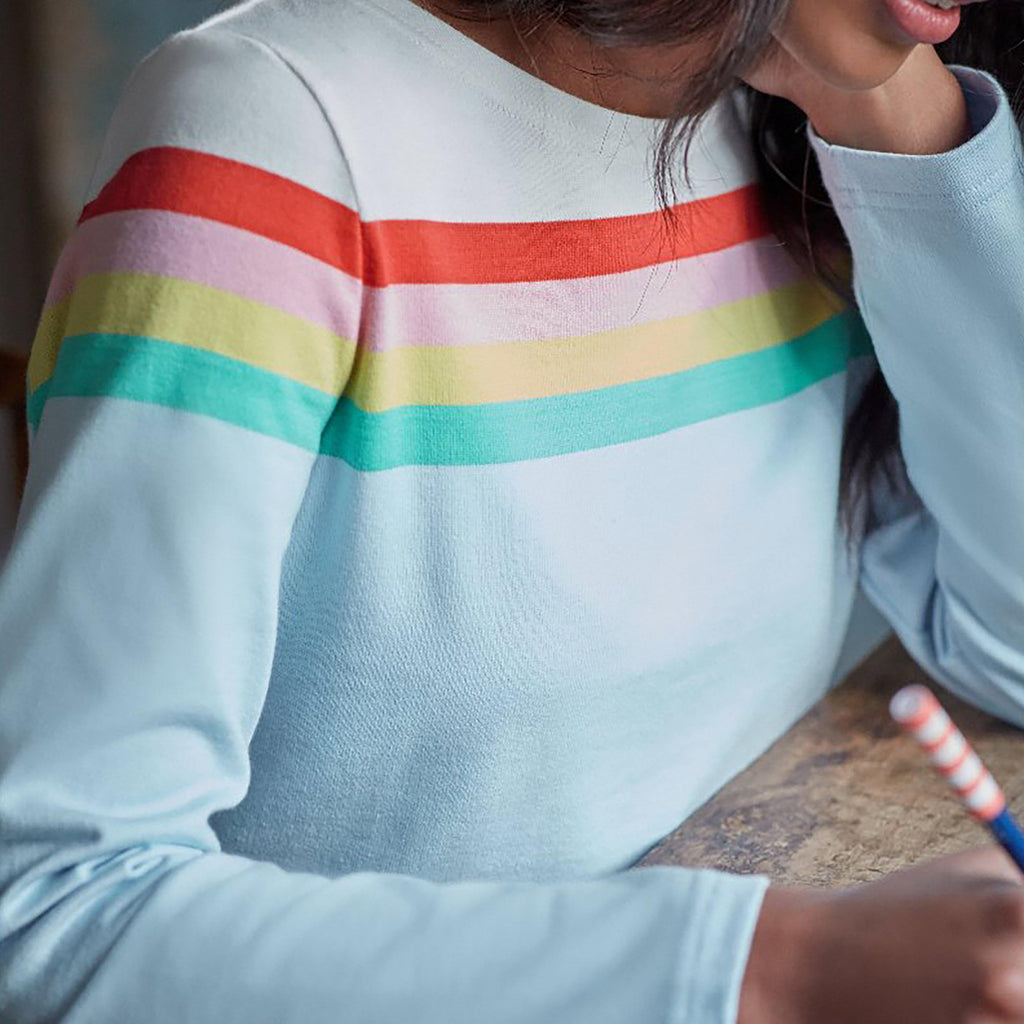 Womens Harbour Long Sleeve Jersey Engineered Multi Stripe