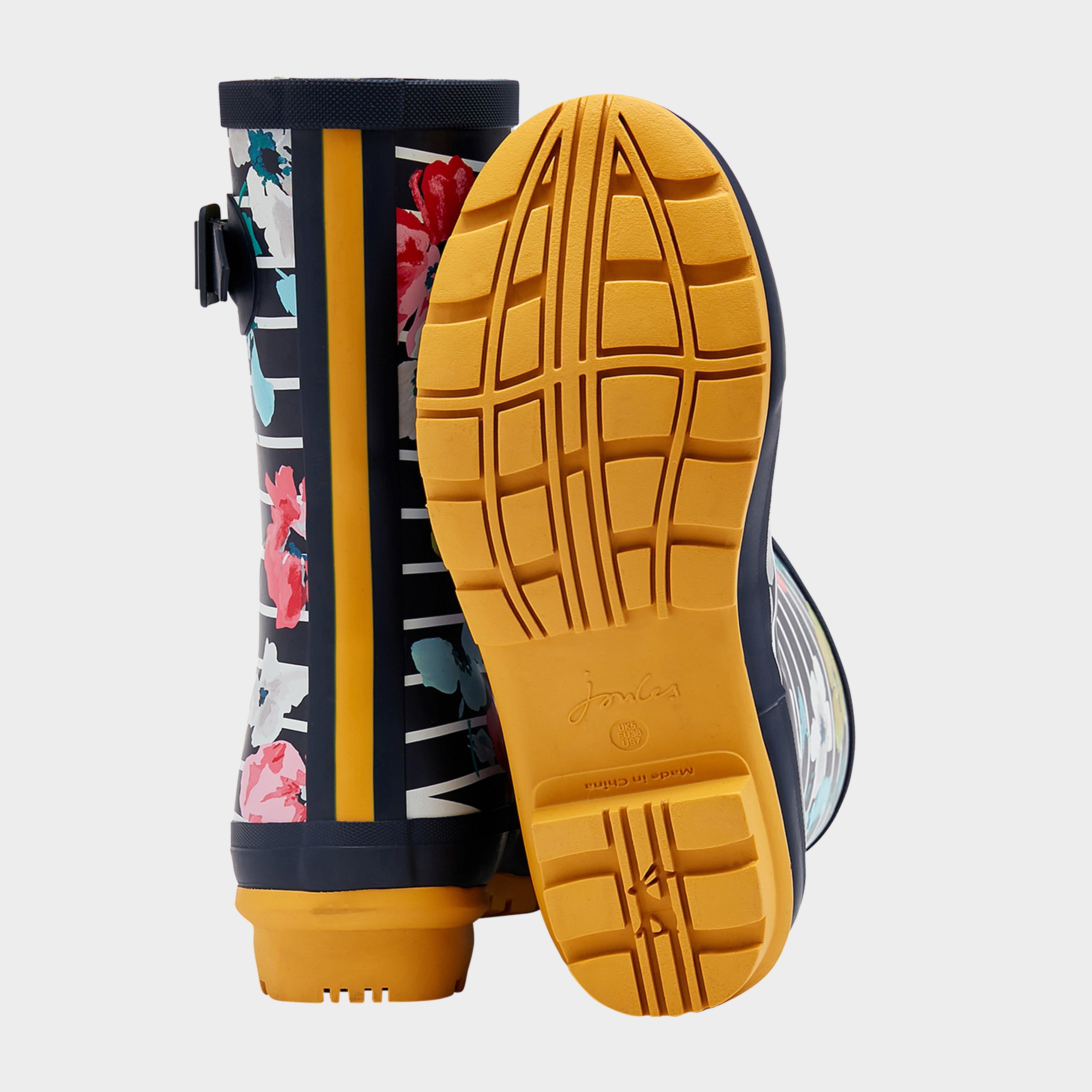 Women's Molly Welly Blue Stripe Floral