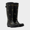 Womens Welly Print Black Metallic Bee