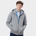 Mens Mayday Zip Hoodie Grey Marl