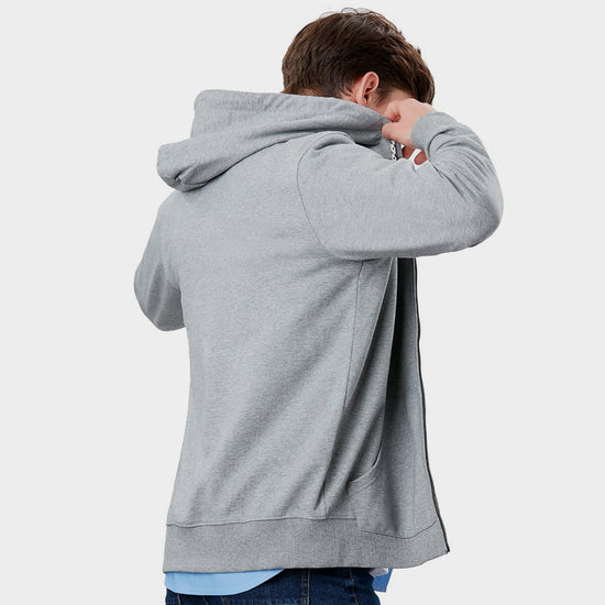 Mens Mayday Zip Hoodie Grey Marl