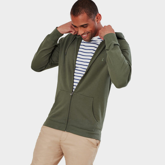 Mens Mayday Zip Hoodie Seaweed