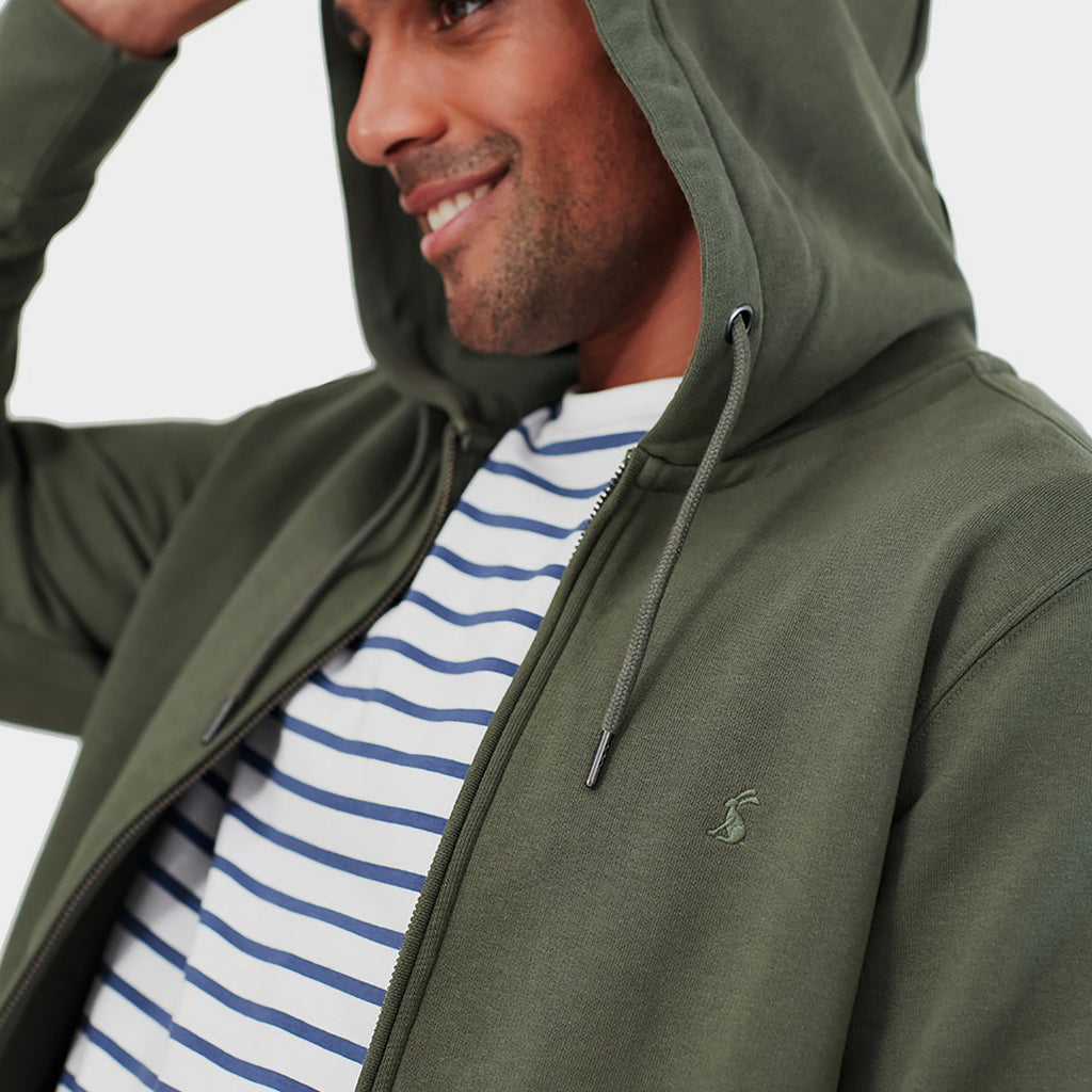 Mens Mayday Zip Hoodie Seaweed