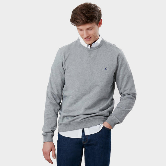 Men’s Monty Crew Neck Sweatshirt Grey Marl