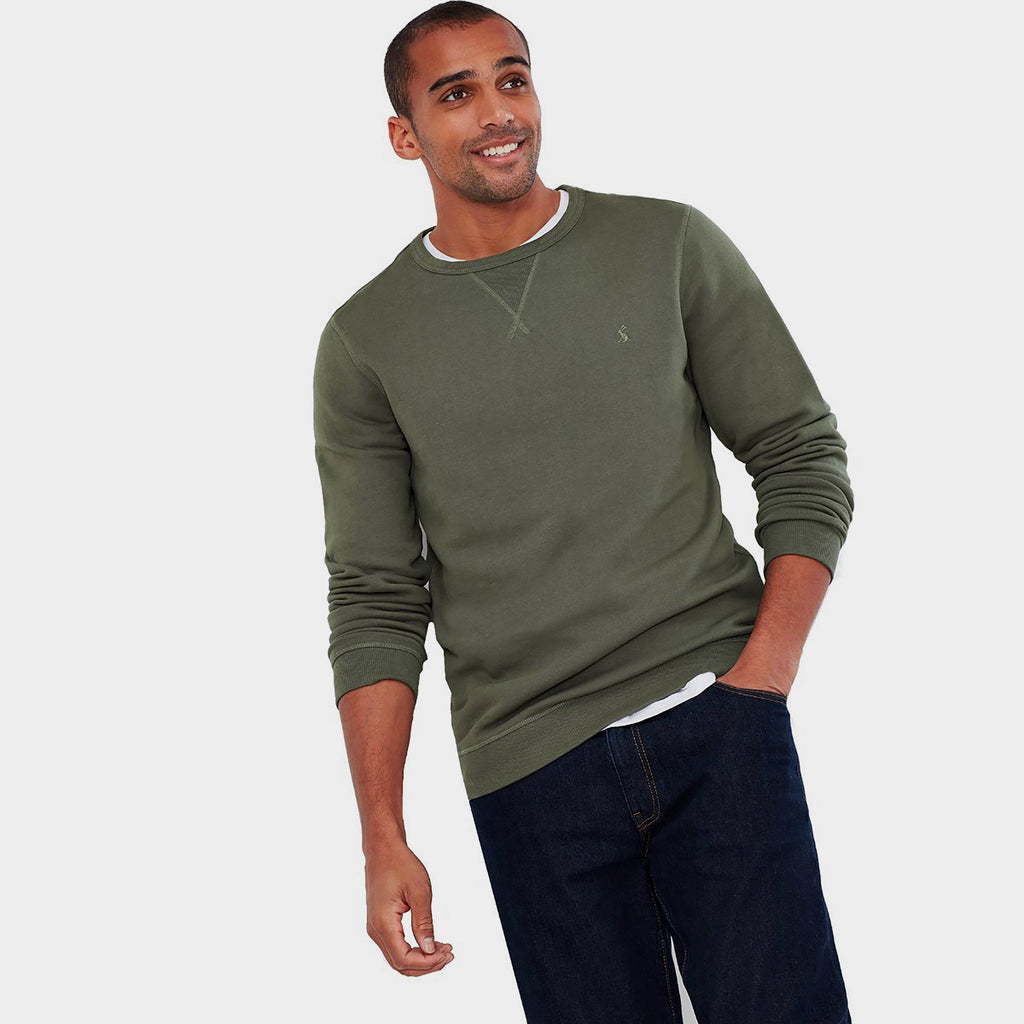 Men’s Monty Crew Neck Sweatshirt Seaweed