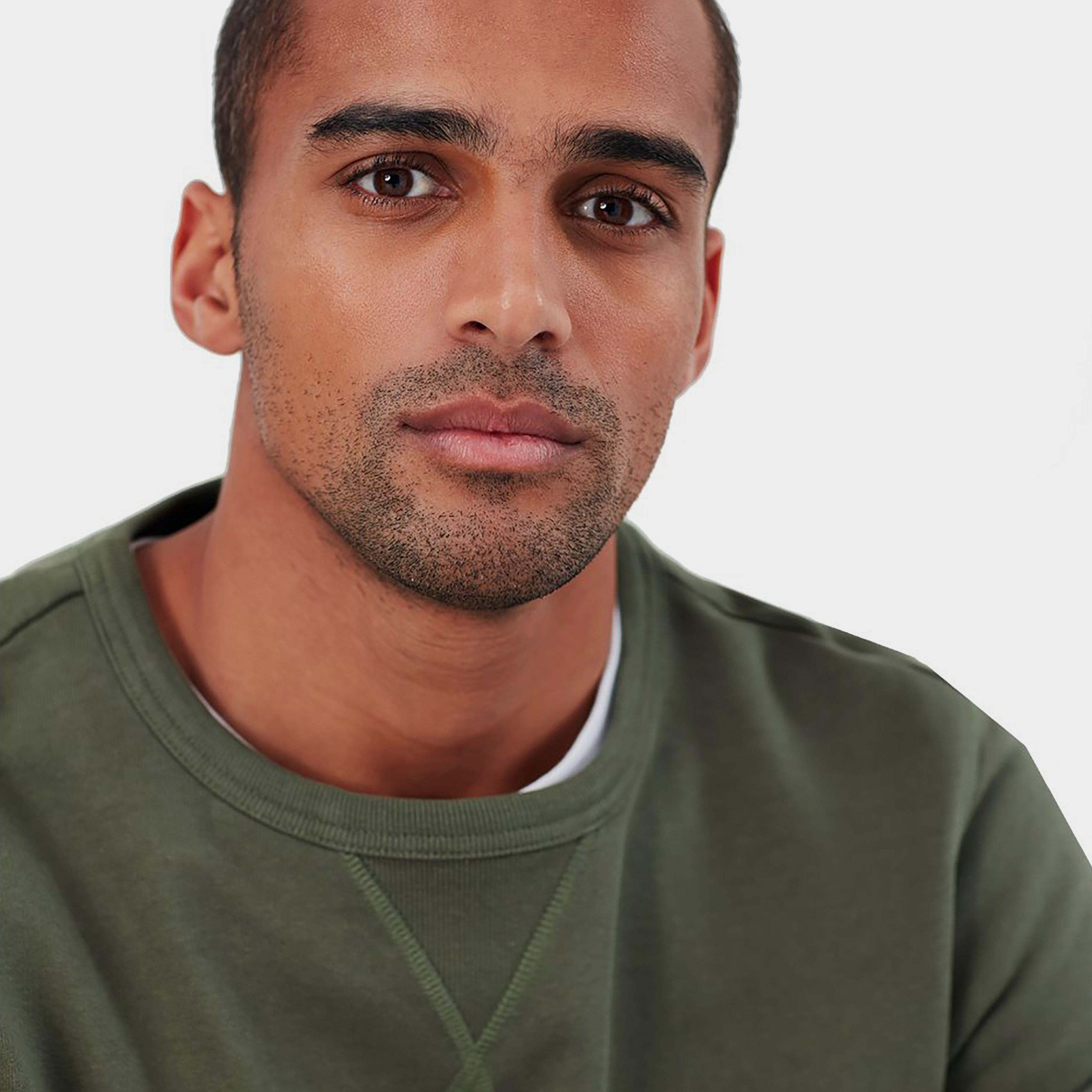 Men’s Monty Crew Neck Sweatshirt Seaweed