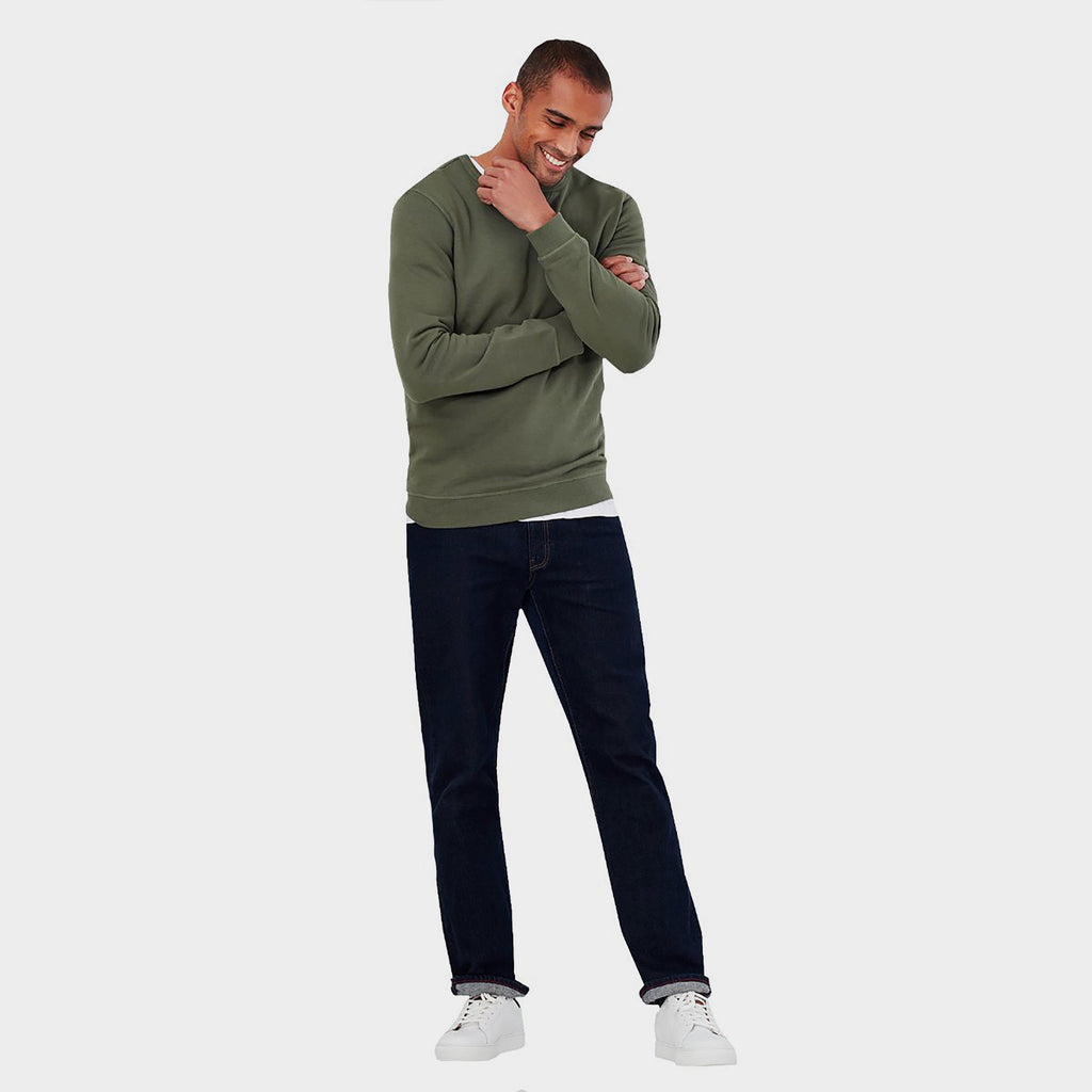 Men’s Monty Crew Neck Sweatshirt Seaweed