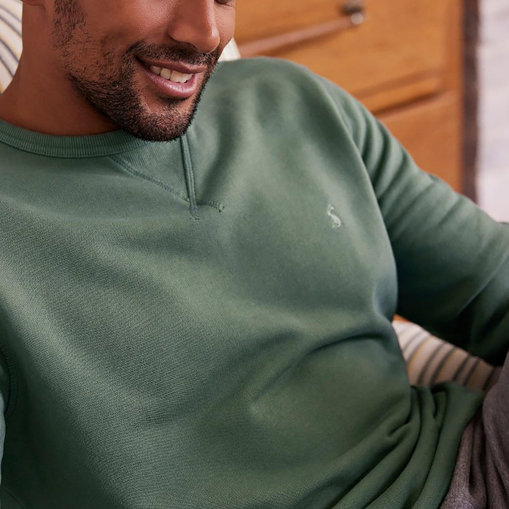 Men’s Monty Crew Neck Sweatshirt Seaweed