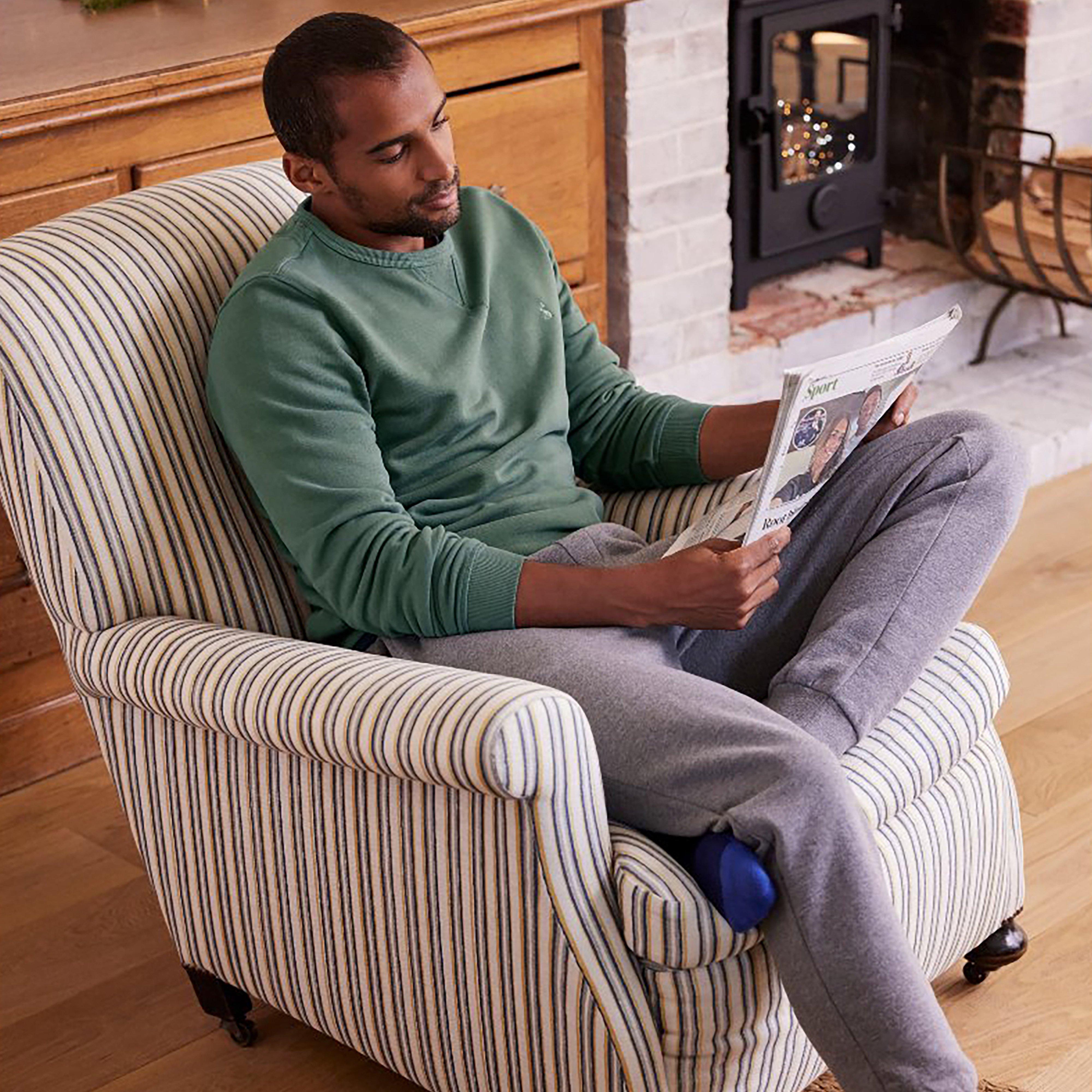 Men’s Monty Crew Neck Sweatshirt Seaweed