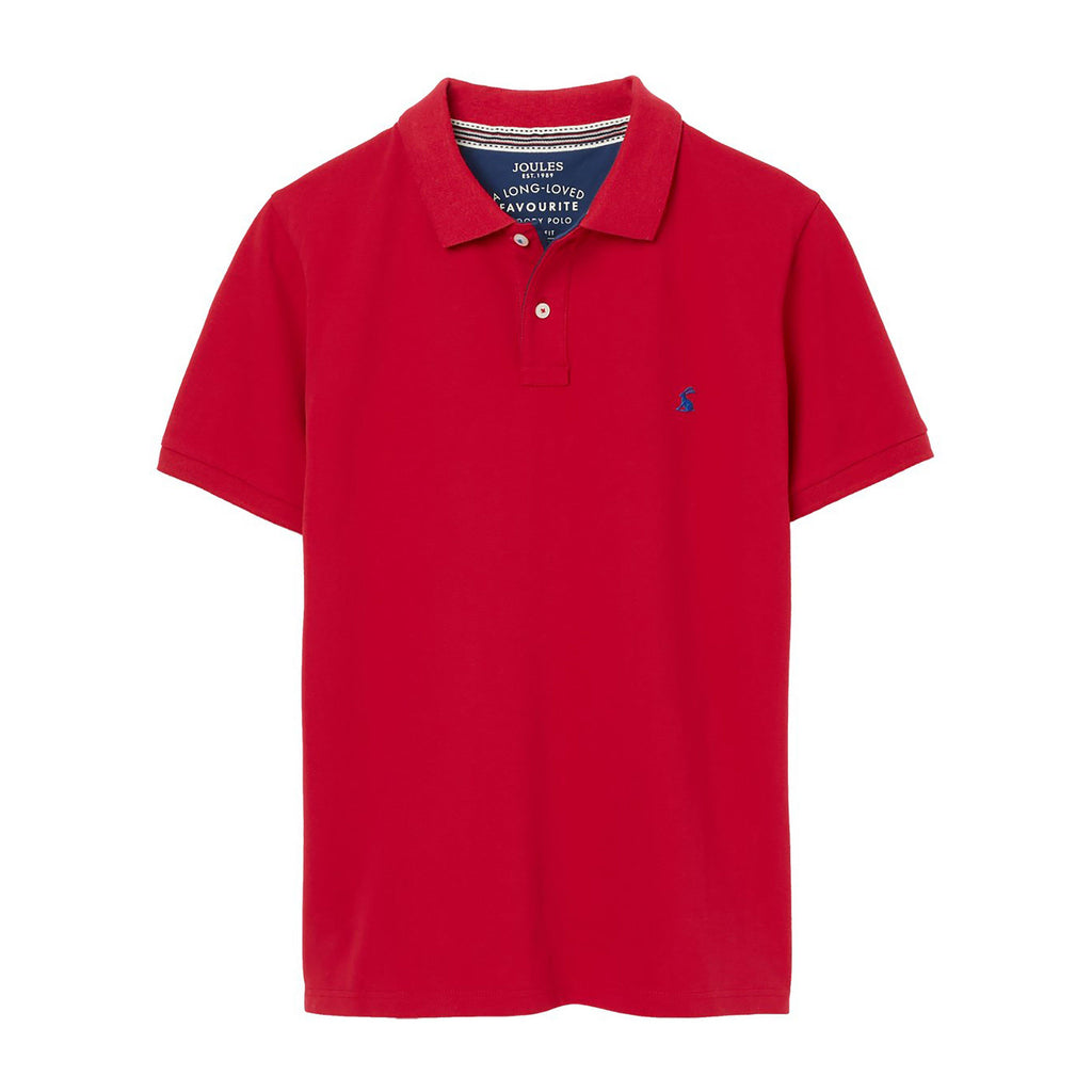 Mens Woody Polo Shirt Deep Rasberry