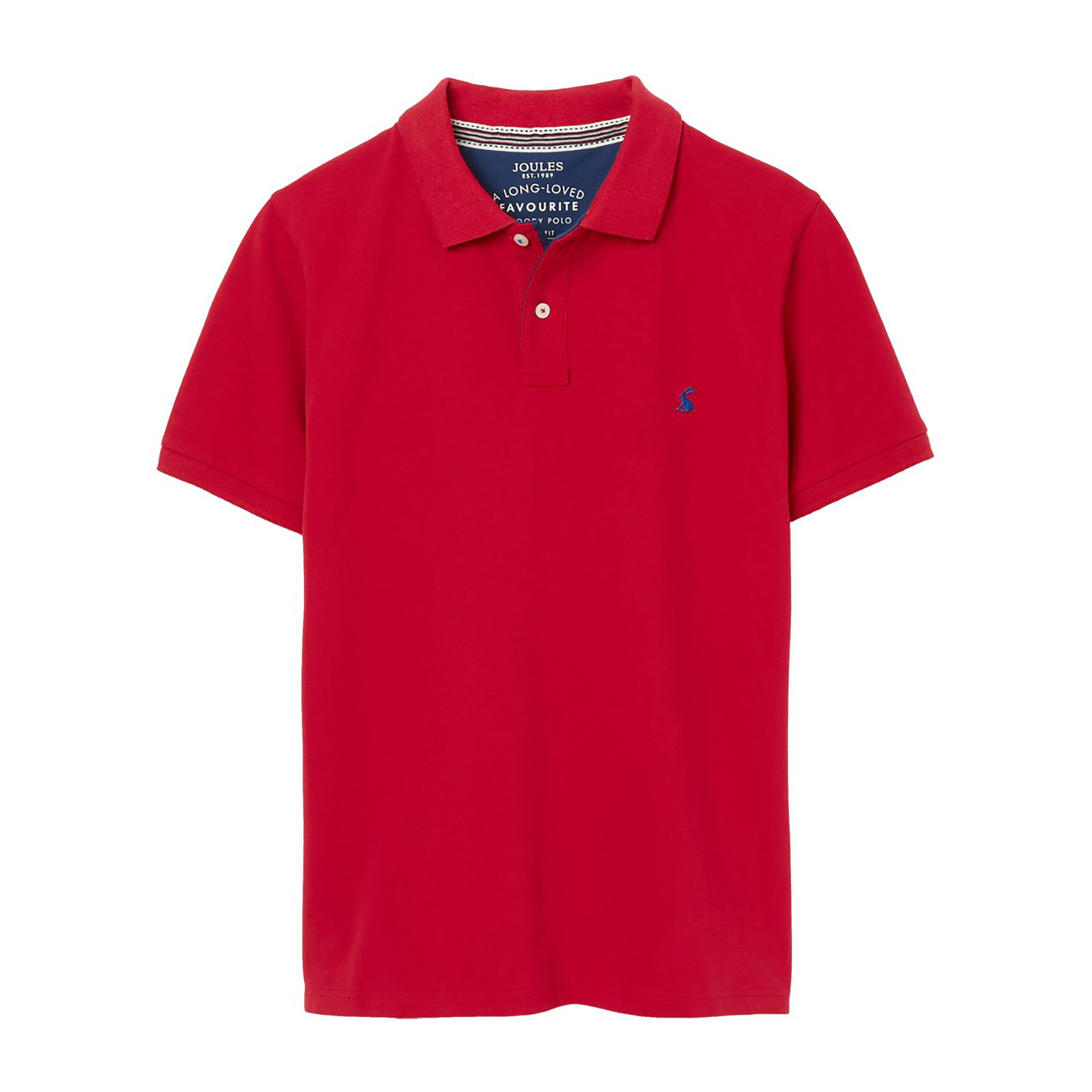 Mens Woody Polo Shirt Deep Rasberry