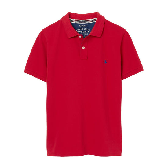 Mens Woody Polo Shirt Deep Rasberry