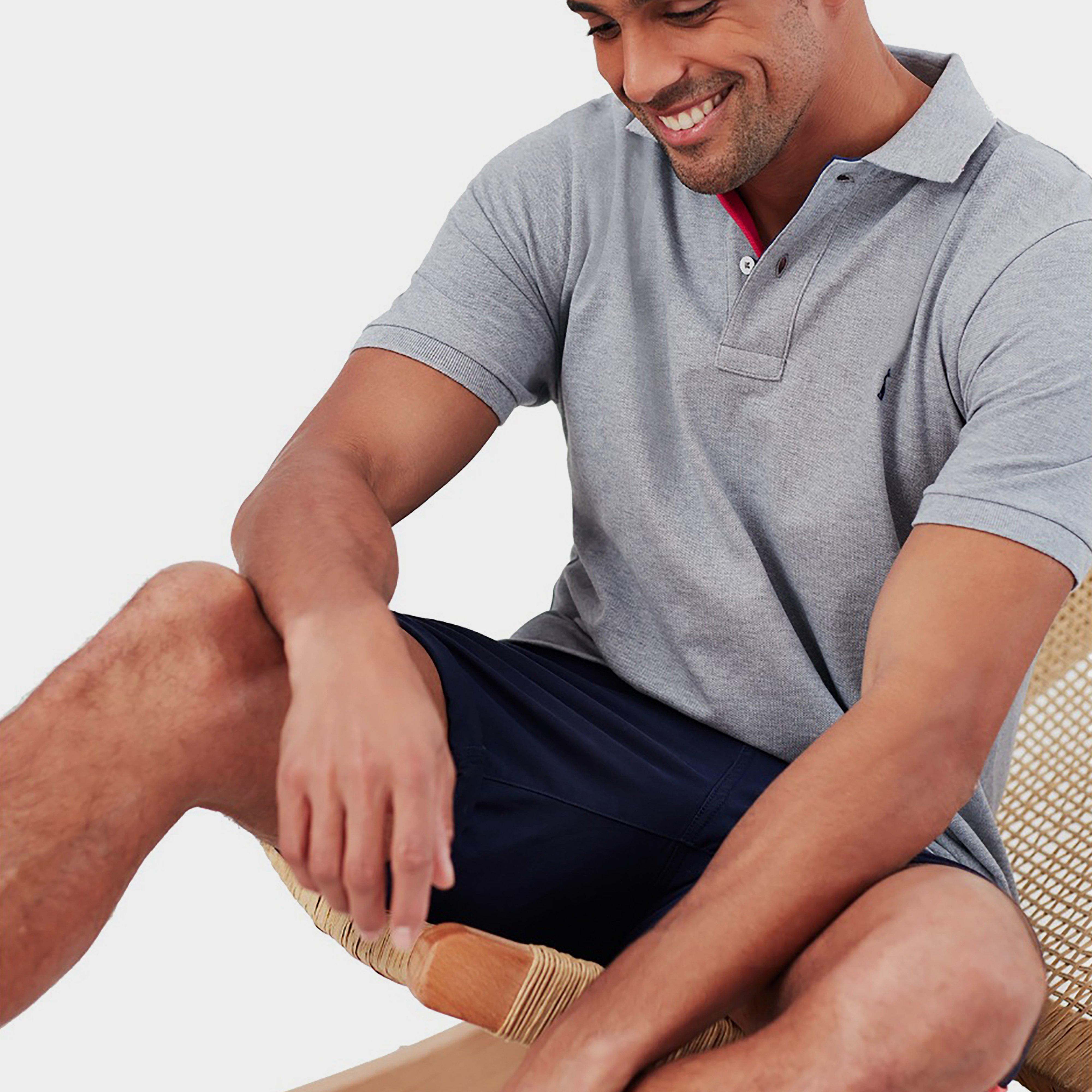 Mens Woody Polo Shirt Grey Marl