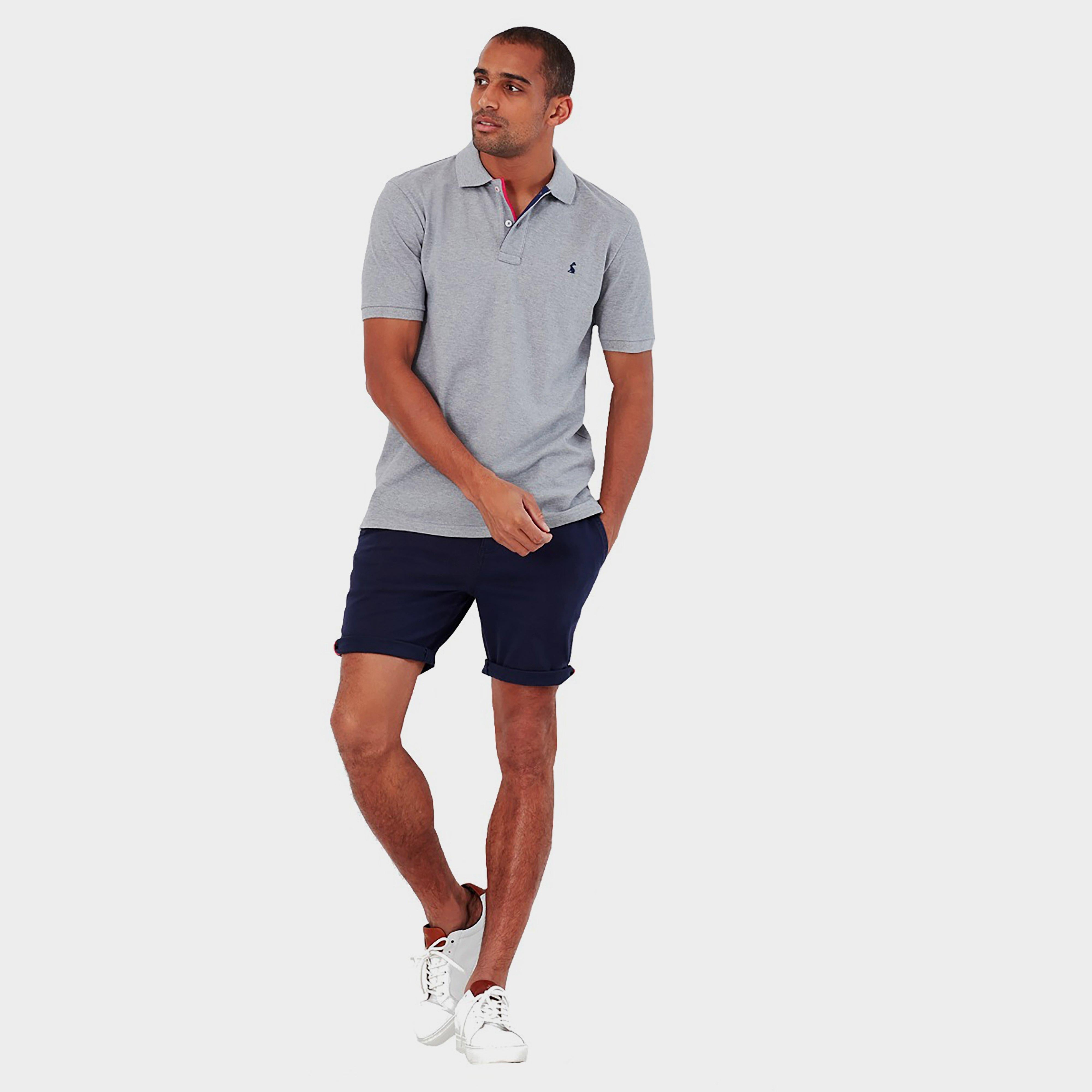 Mens Woody Polo Shirt Grey Marl