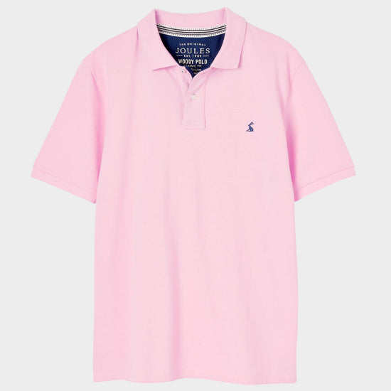 Mens Woody Polo Shirt Light Pink